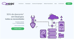 Desktop Screenshot of hgidc.com.br